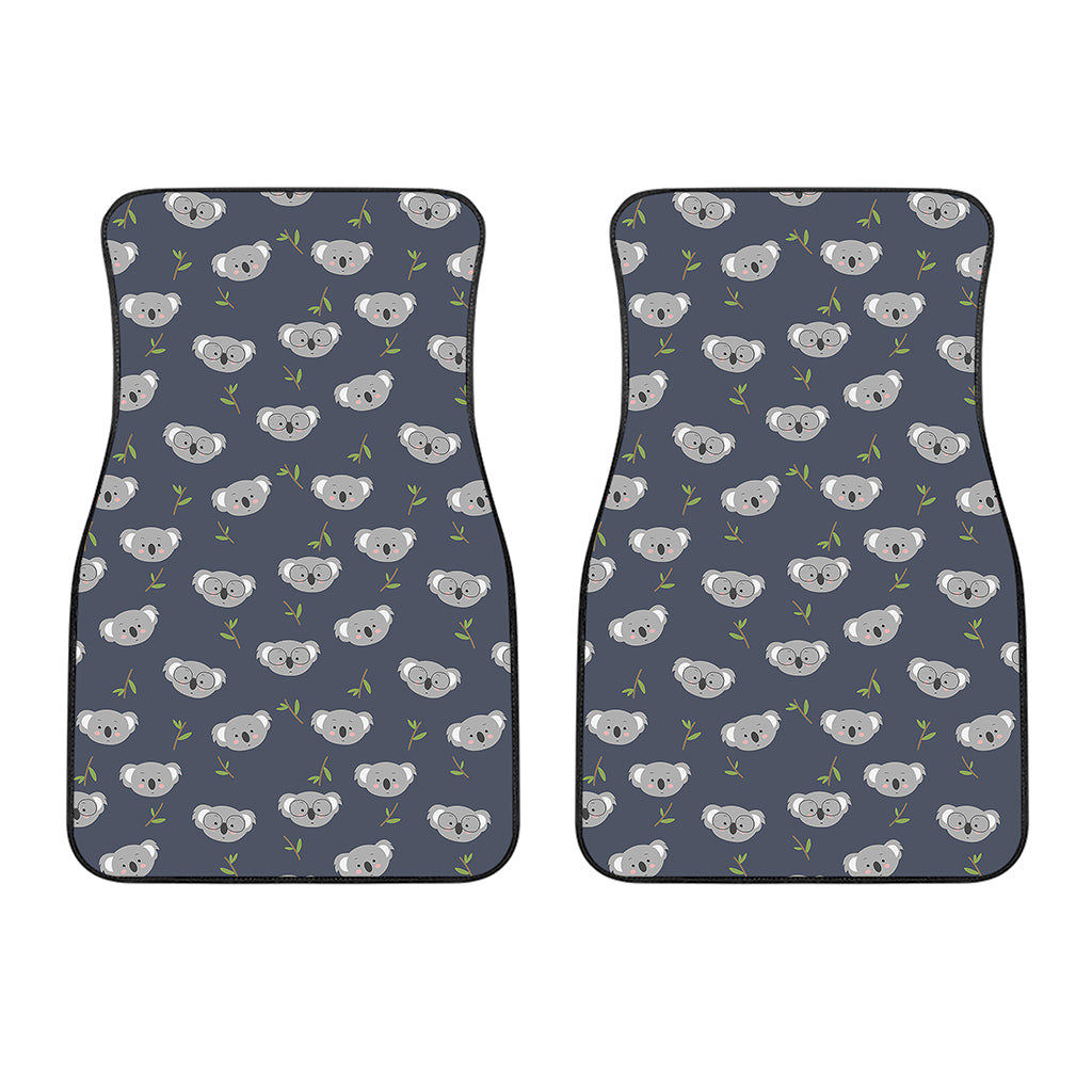 Koala Bear Pattern Print Front Car Floor Mats