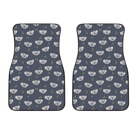 Koala Bear Pattern Print Front Car Floor Mats