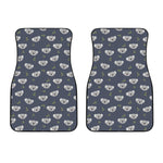 Koala Bear Pattern Print Front Car Floor Mats