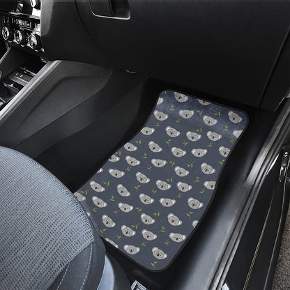Koala Bear Pattern Print Front Car Floor Mats