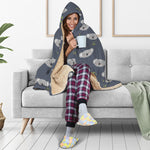 Koala Bear Pattern Print Hooded Blanket