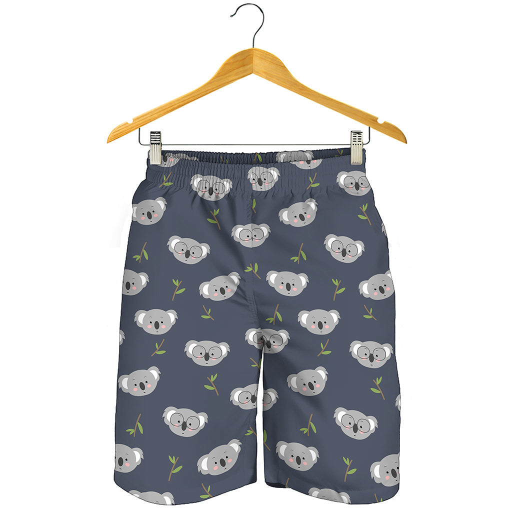 Koala Bear Pattern Print Men's Shorts