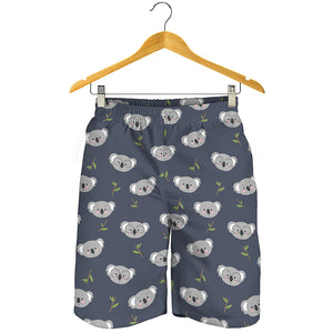 Koala Bear Pattern Print Men's Shorts