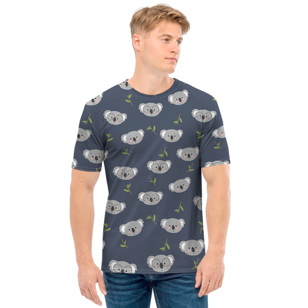 Koala Bear Pattern Print Men's T-Shirt