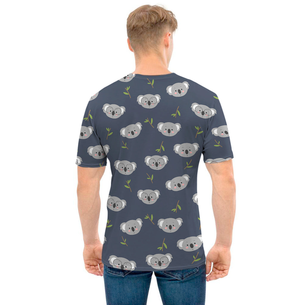 Koala Bear Pattern Print Men's T-Shirt