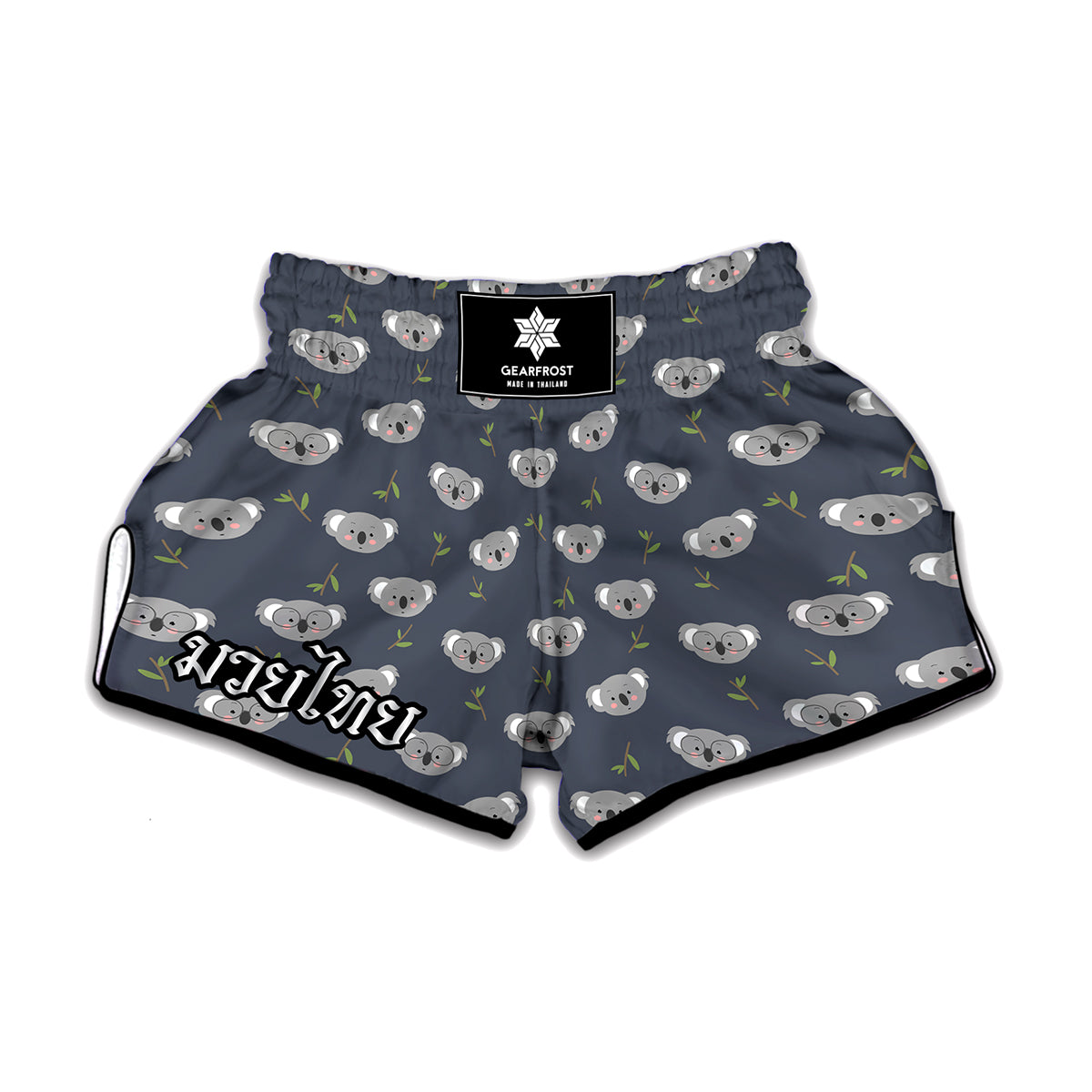 Koala Bear Pattern Print Muay Thai Boxing Shorts
