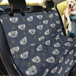 Koala Bear Pattern Print Pet Car Back Seat Cover