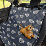 Koala Bear Pattern Print Pet Car Back Seat Cover