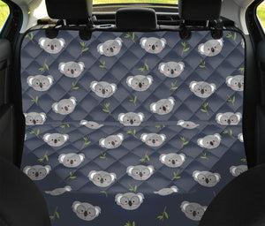 Koala Bear Pattern Print Pet Car Back Seat Cover