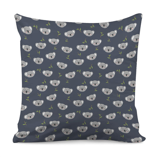 Koala Bear Pattern Print Pillow Cover