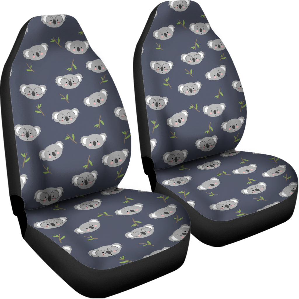 Koala Bear Pattern Print Universal Fit Car Seat Covers