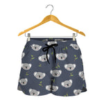 Koala Bear Pattern Print Women's Shorts