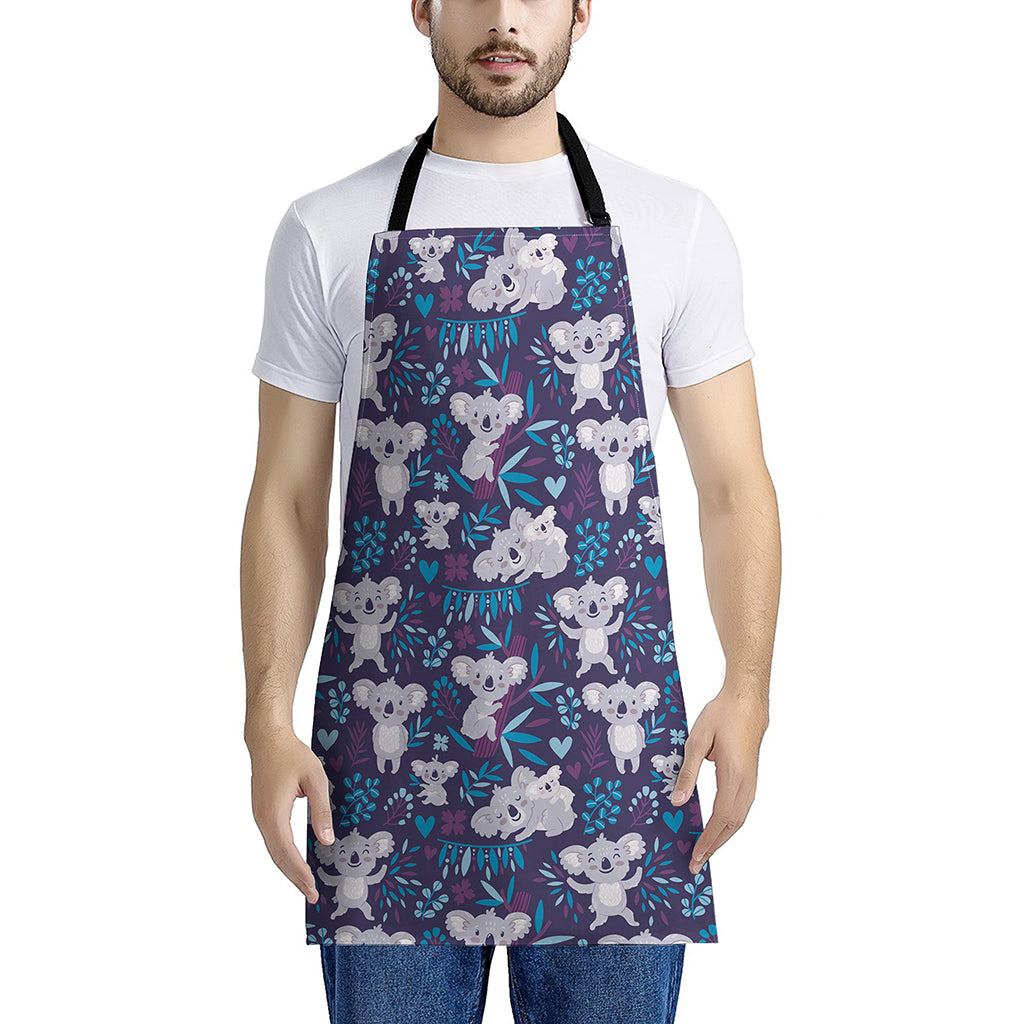 Koala Forest Pattern Print Apron
