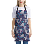 Koala Forest Pattern Print Apron