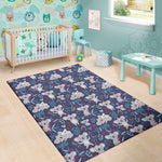 Koala Forest Pattern Print Area Rug