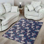Koala Forest Pattern Print Area Rug