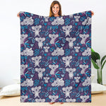 Koala Forest Pattern Print Blanket