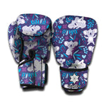 Koala Forest Pattern Print Boxing Gloves
