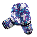 Koala Forest Pattern Print Boxing Gloves