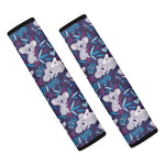 Koala Forest Pattern Print Car Seat Belt Covers
