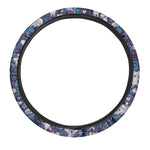 Koala Forest Pattern Print Car Steering Wheel Cover