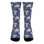 Koala Forest Pattern Print Crew Socks