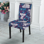 Koala Forest Pattern Print Dining Chair Slipcover