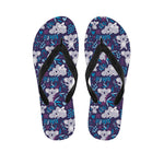 Koala Forest Pattern Print Flip Flops