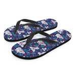 Koala Forest Pattern Print Flip Flops