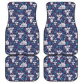 Koala Forest Pattern Print Front and Back Car Floor Mats