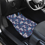 Koala Forest Pattern Print Front and Back Car Floor Mats