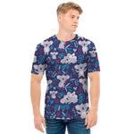 Koala Forest Pattern Print Men's T-Shirt