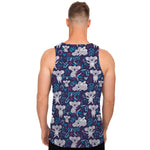Koala Forest Pattern Print Men's Tank Top