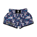 Koala Forest Pattern Print Muay Thai Boxing Shorts