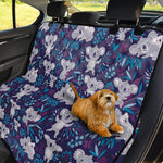 Koala Forest Pattern Print Pet Car Back Seat Cover