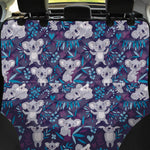 Koala Forest Pattern Print Pet Car Back Seat Cover