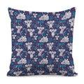 Koala Forest Pattern Print Pillow Cover
