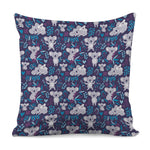 Koala Forest Pattern Print Pillow Cover