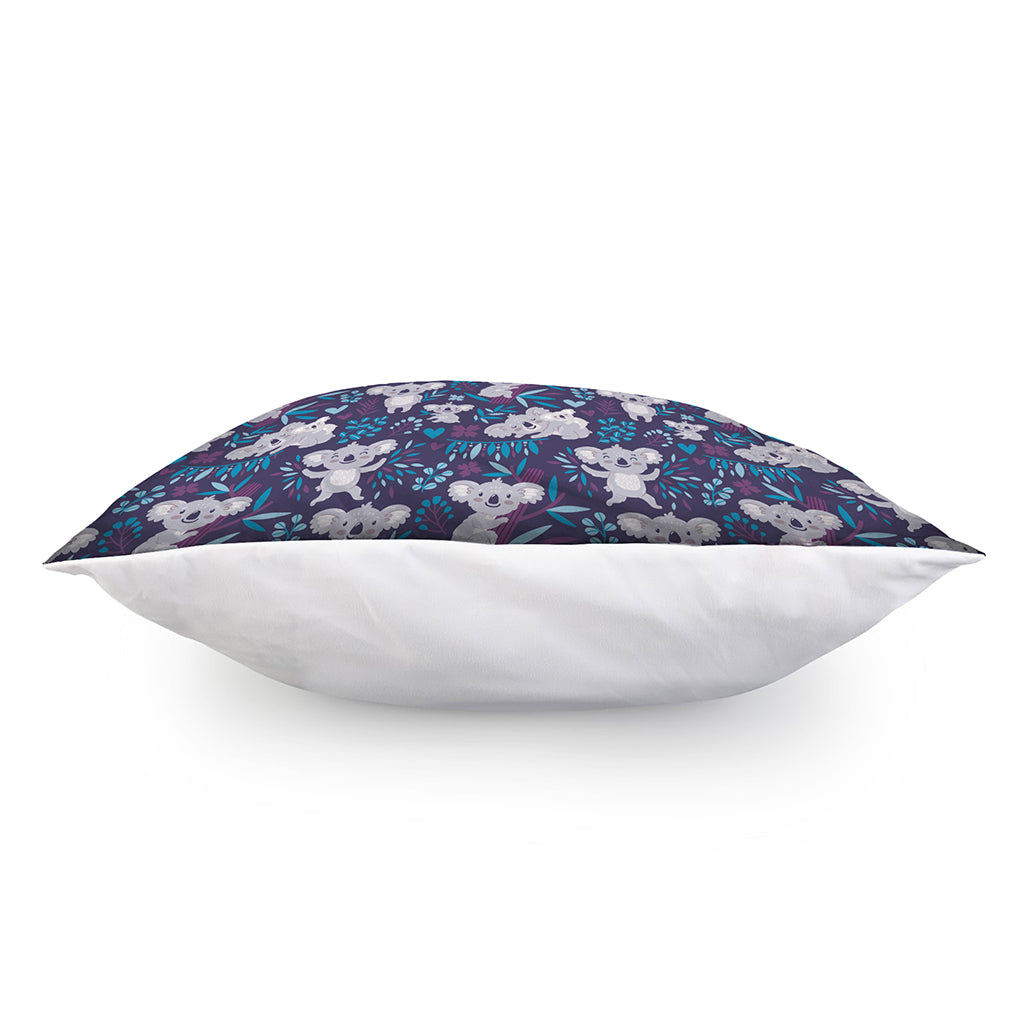 Koala Forest Pattern Print Pillow Cover
