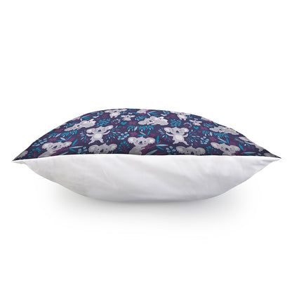 Koala Forest Pattern Print Pillow Cover
