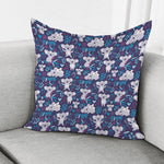 Koala Forest Pattern Print Pillow Cover