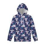 Koala Forest Pattern Print Pullover Hoodie