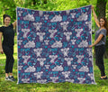 Koala Forest Pattern Print Quilt