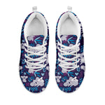 Koala Forest Pattern Print White Sneakers