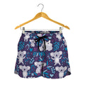 Koala Forest Pattern Print Women's Shorts