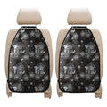 Koi Carp And Chrysanthemum Pattern Print Car Seat Organizers