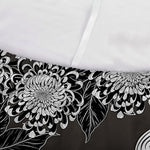 Koi Carp And Chrysanthemum Pattern Print Sofa Cover