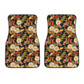 Koi Carp And Lotus Pattern Print Front Car Floor Mats