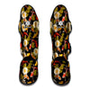 Koi Carp And Lotus Pattern Print Muay Thai Shin Guard