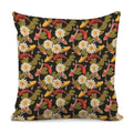 Koi Carp And Lotus Pattern Print Pillow Cover
